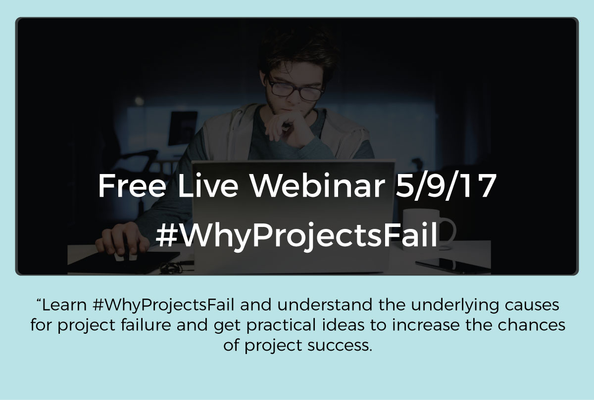 Why Projects Fail? – Live Webinar with Ori Schibi