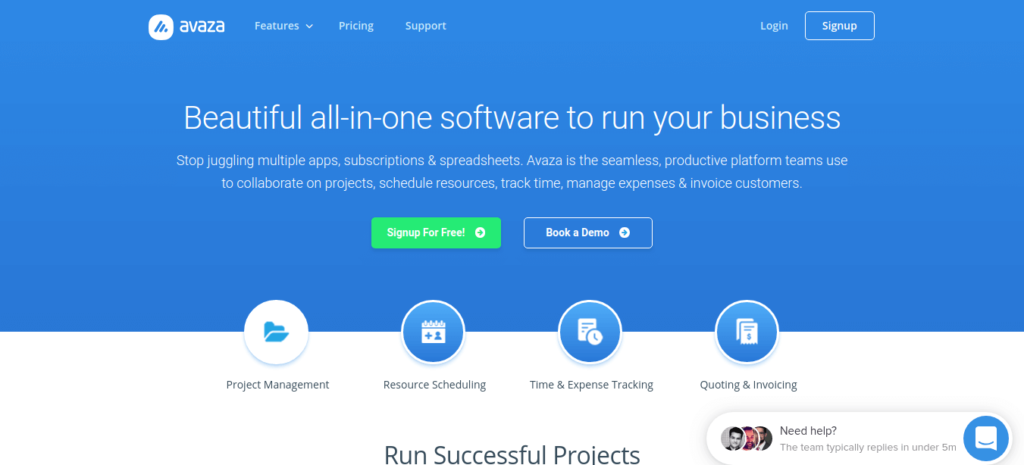 avaza Project Management Tool