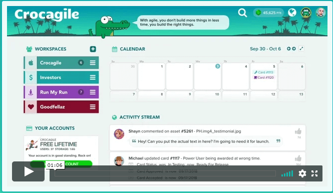 crocagile project management tool