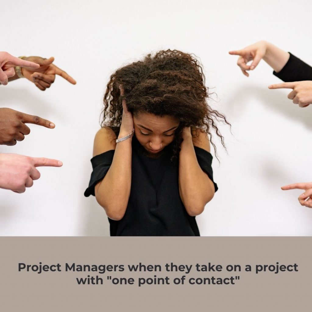 Memes on Point of Contact in Project Management